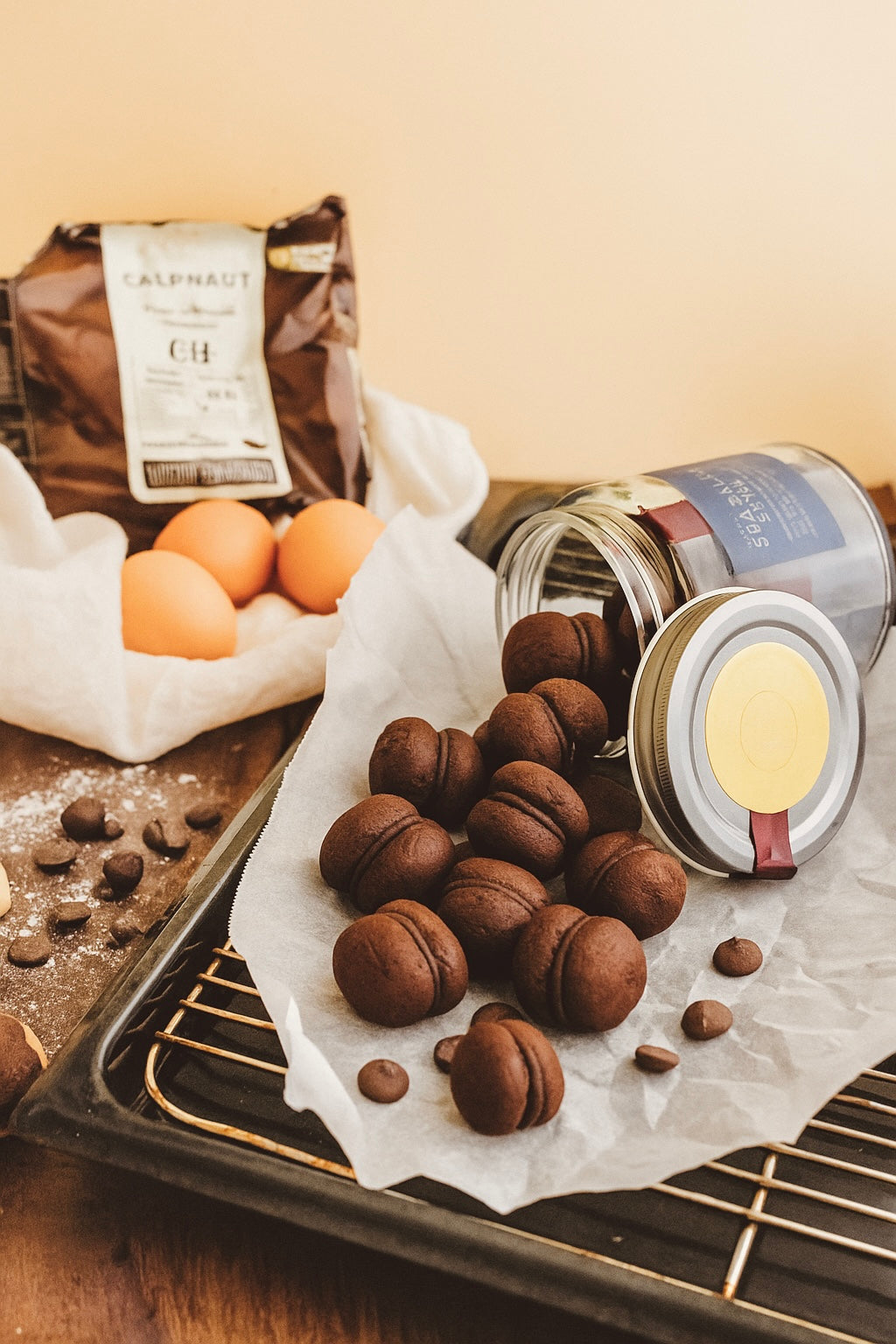 Dark Choc Hazelnut Baci di Dama